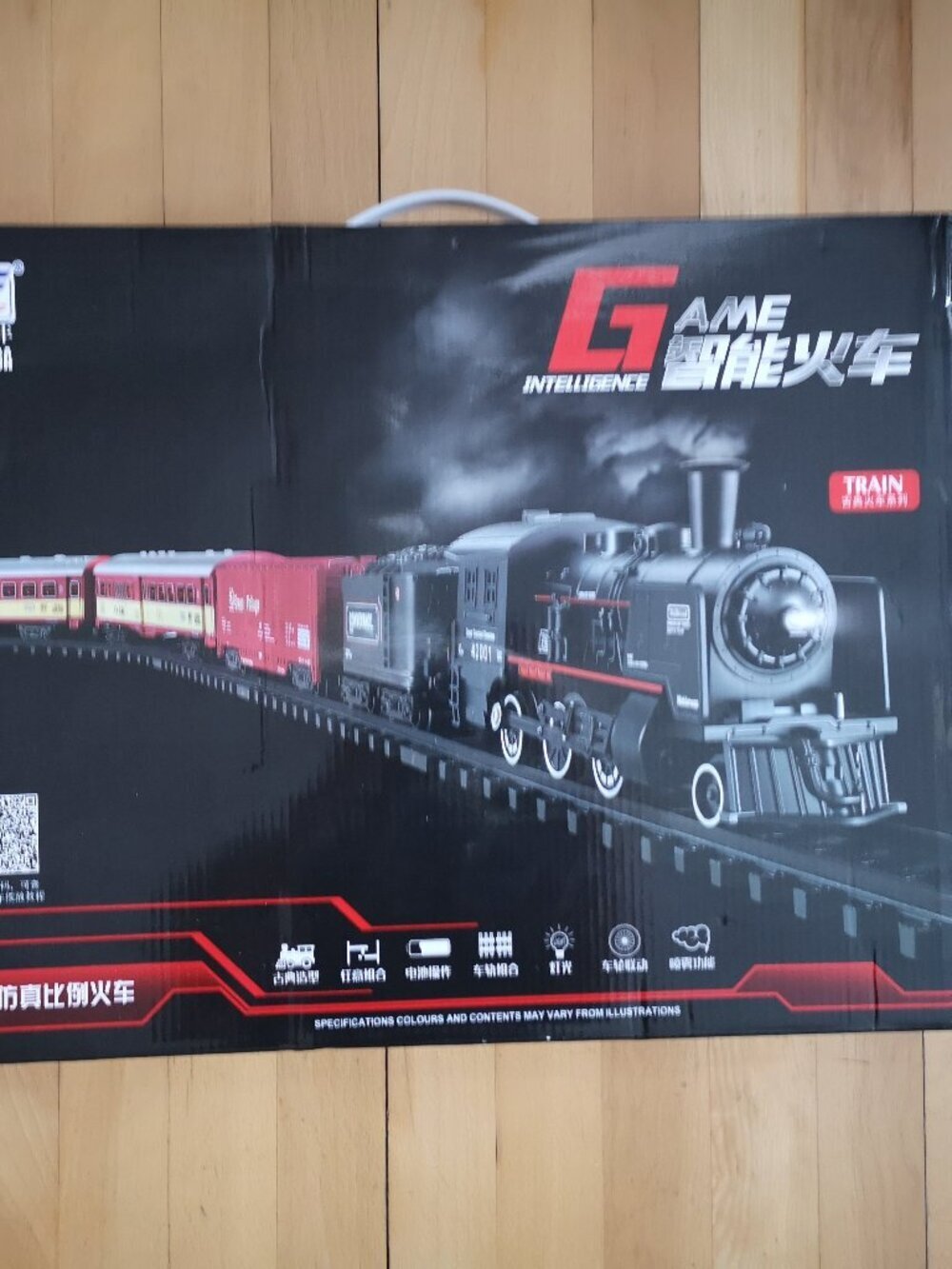 NIB Intelligence Train Classic Series Locomotive Train Set Battery Operated